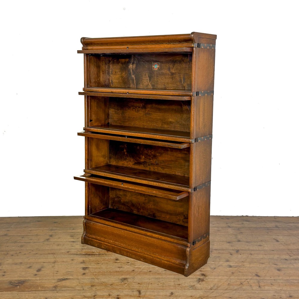 Antique Globe Wernicke Sectional Bookcase View V