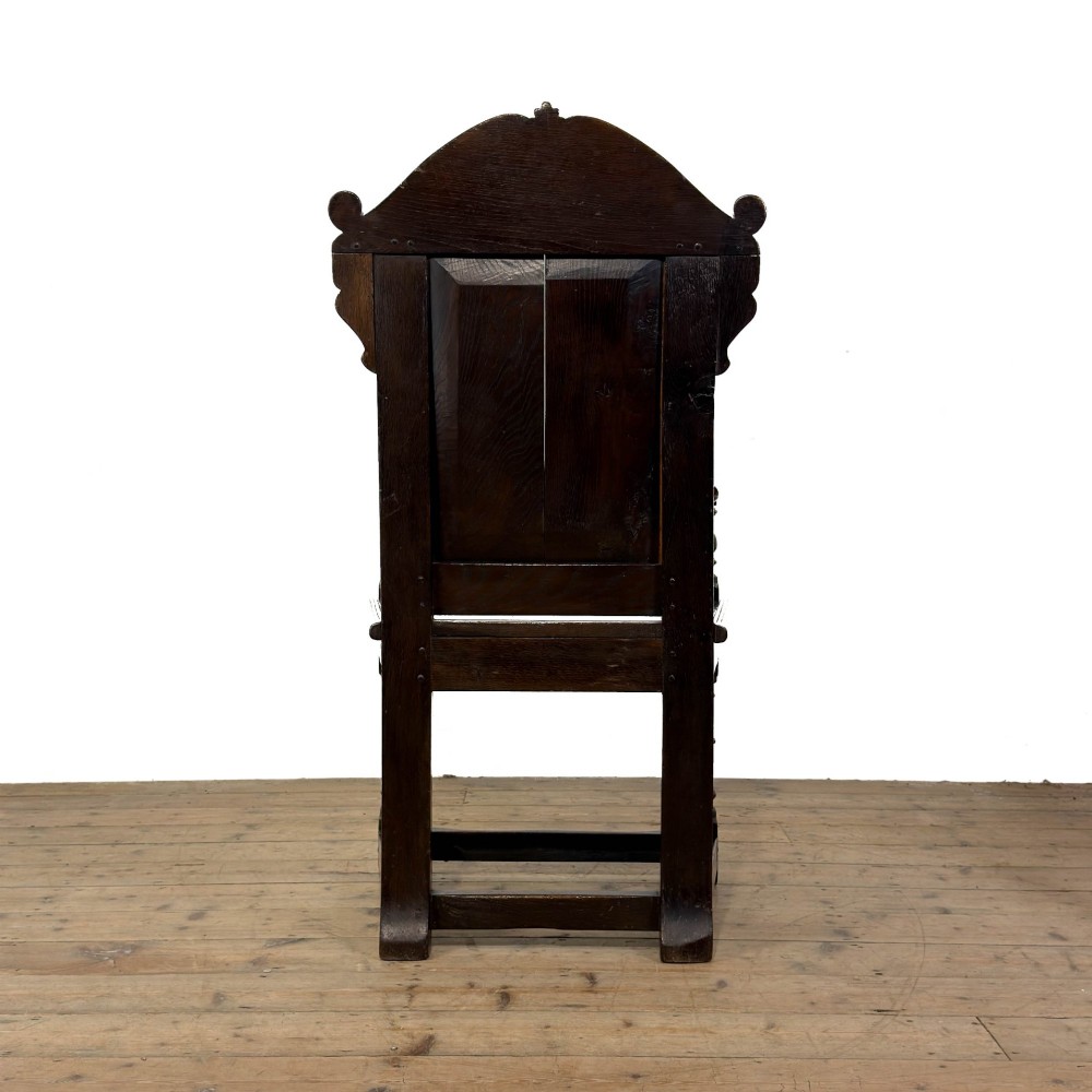 Antique Pair of Wainscot Chairs View V