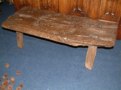 Rustic Elm Antique Table