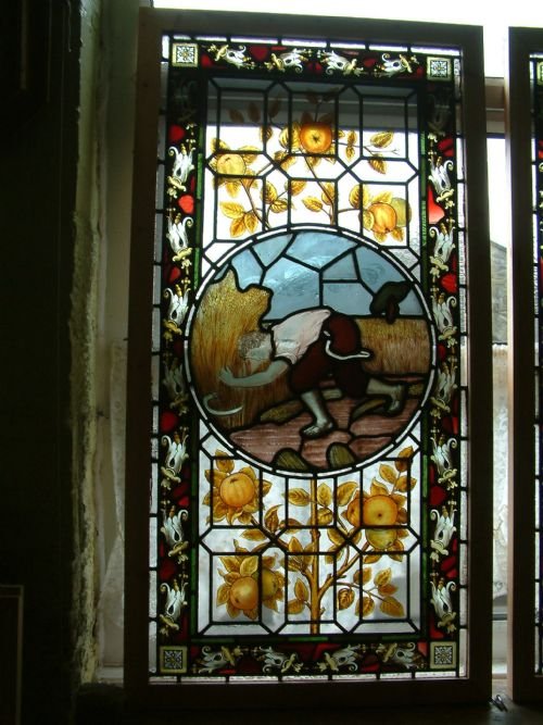Painted Stained Glass Windows