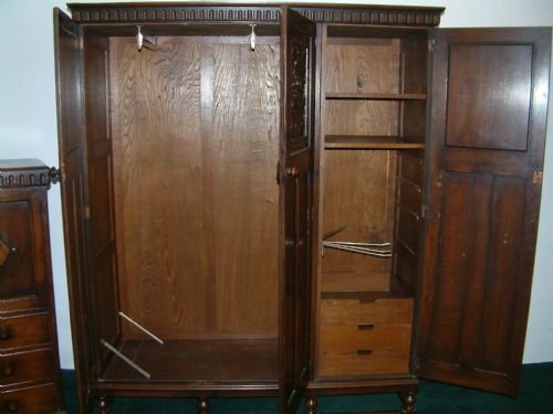 Solid Oak  3pc Bedroom Suite