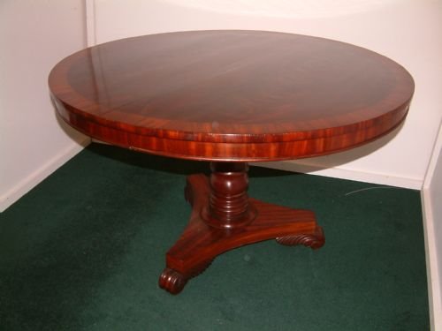 Victorian Mahogany Lien Table