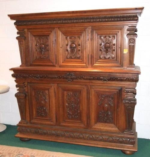 Carved Walnut Cupboard