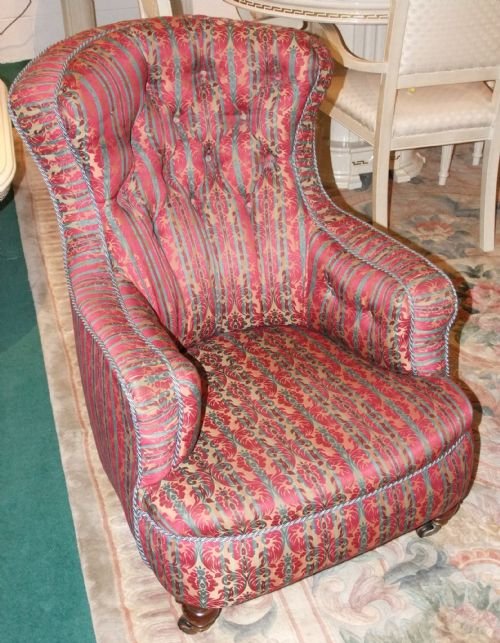 Iron Framed Easy Chair