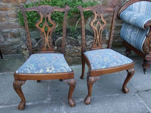 Pair of Mahogany Chairs