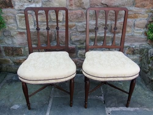 Pair of Mahogany Chairs