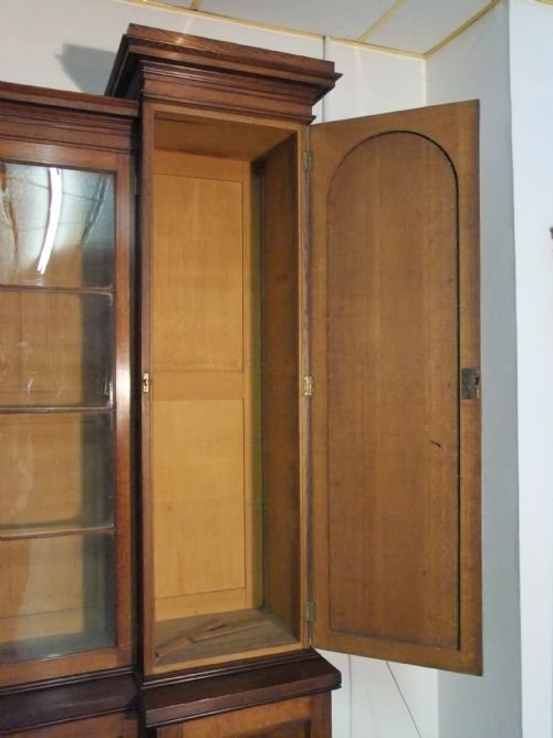fig 1. Pollard oak double inverted front bookcase