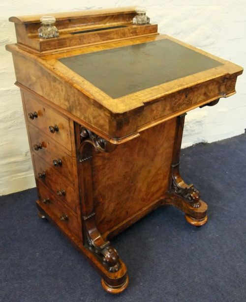 Burr Walnut Davenport