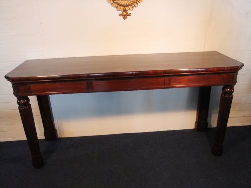 Mahogany Console