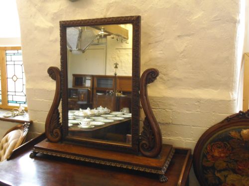 Victorian Oak Dressing Mirror