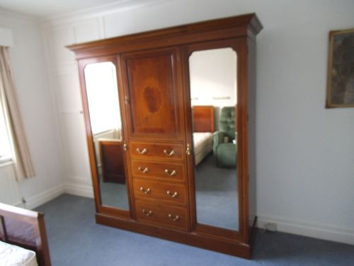Mahogany Inlaid, Triple Robe.