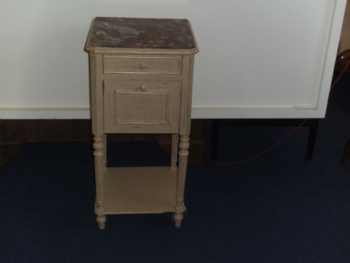 French Shabby Chic Bedside Cabinet.