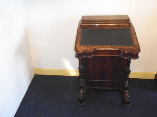 Victorian Walnut Davenport Desk.