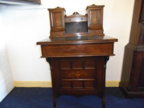 Victorian Inlaid Desk.