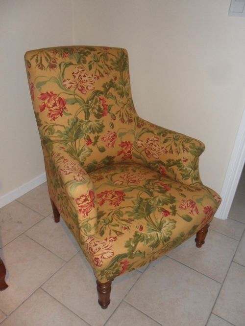 Re - Upholstered Victorian Armchair