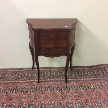 French Walnut Bedside Chest