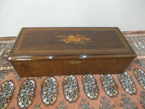 Rosewood Inlaid Box