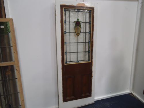 Leaded Glass Rose Window