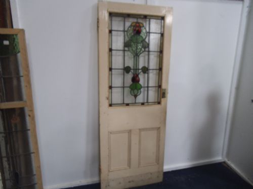 Fantastic Floral Leaded Glass Door