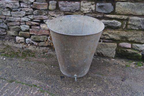 Medium Sized French Galvanised Tub