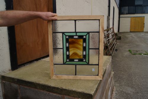 Unusual Pair of Arts and Crafts Windows