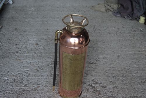 Fantastic Copper and Brass Original Fire Extinguisher