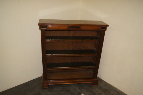 Good Open Shelved Victorian Bookcase
