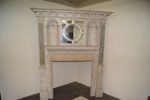 An Unusual Pine Fire Surround