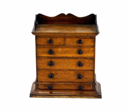 A Fabulous Quality Miniature Oak Chest