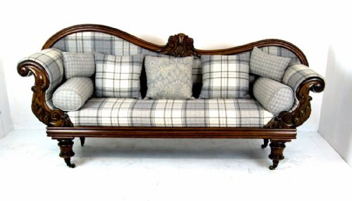 Stunning Mahogany Double Ended Sofa