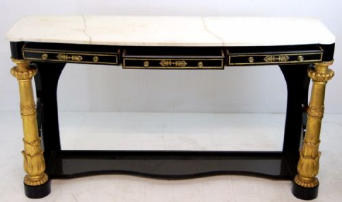 A Stunning Rare Regency English Console Table