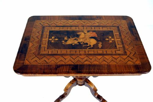 A Fantastic Italian Inlaid Sorrento Table