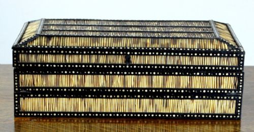 An Exceptional Quill Work Box