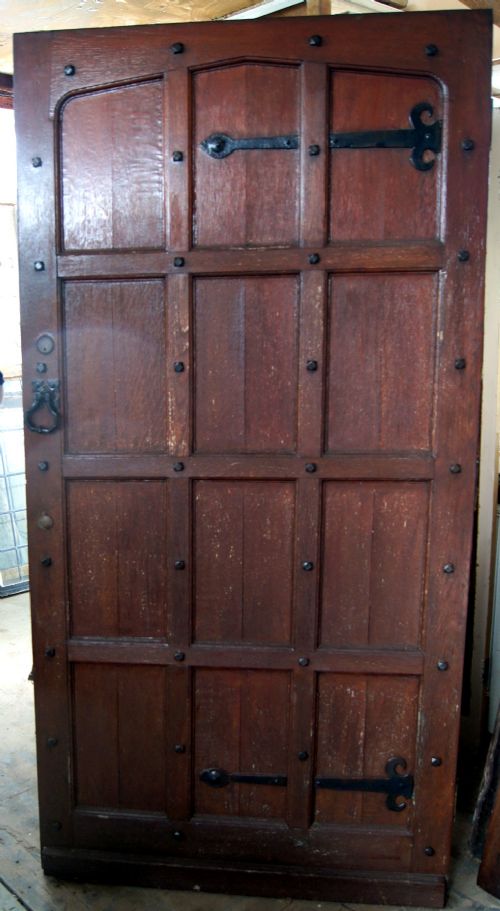 A Very Good Solid Oak Front Door