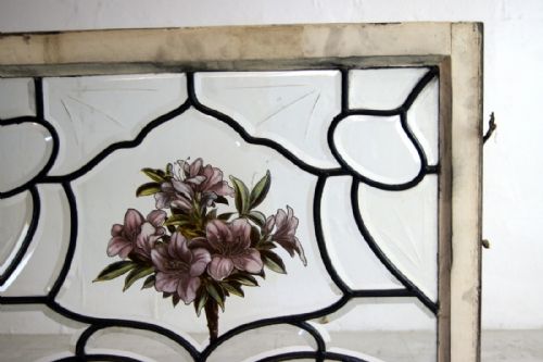 A FANTASTIC RARE PAIR OF OUTSTANDING PAINTED WINDOWS - ADDITIONAL PHOTO 3
