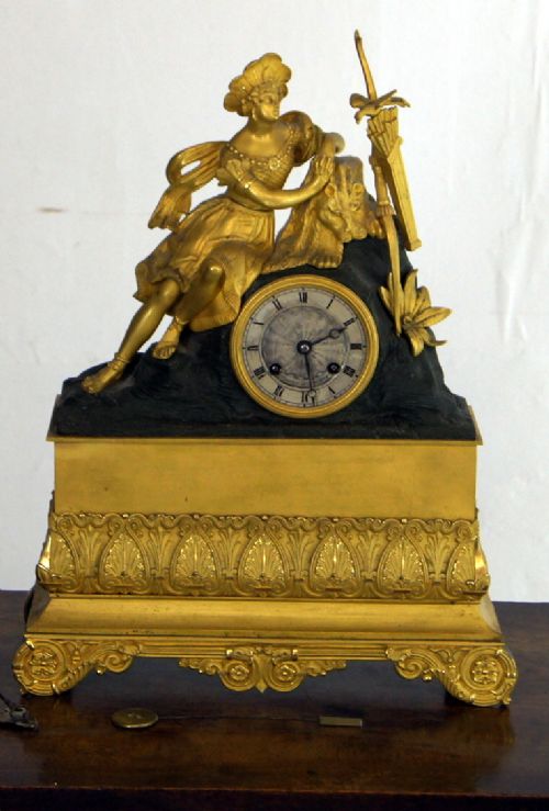An Outstanding French Bronze Clock