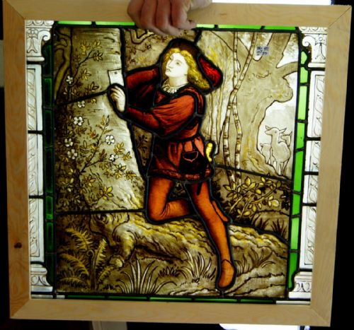 An Amazing Early Painted Window
