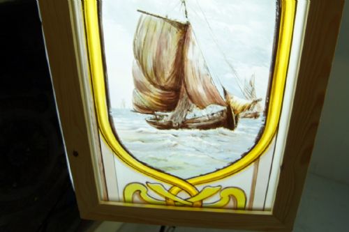 A VERY CRISP VICTORIAN SHIP WINDOW - ADDITIONAL PHOTO 2