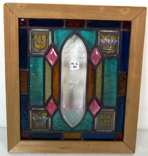 An Exceptional Leaded Painted Glass Victorian Window