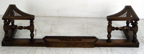 A Decorative Oak Club Fender