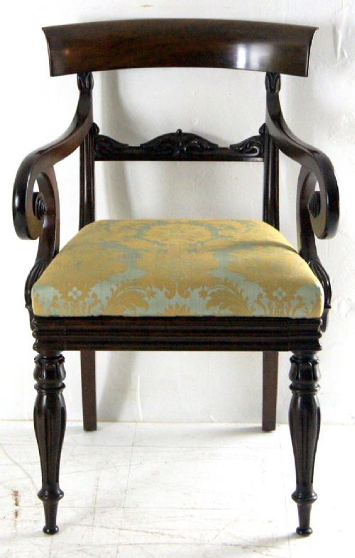 A Super Quality Antique Desk/arm Chair