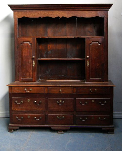 An Exceptional Solid Oak Country Dresser