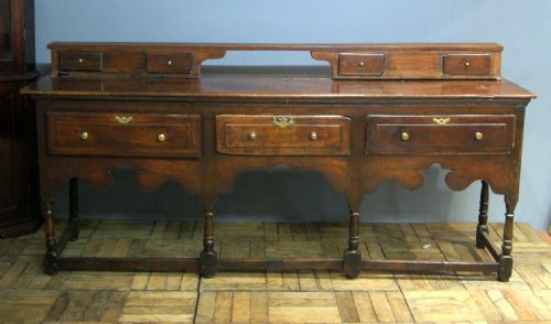 A Large Oak 18th Century Dresser Base