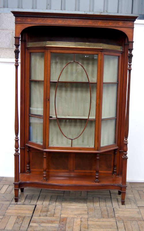 A Very Unusual Edwardian Inlaid Cabinet