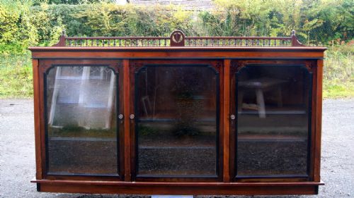 A Superb Mahogany Aesthetic Style Bookcase