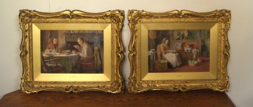 A Very Fine Pair of H.s Tozer Watercolours