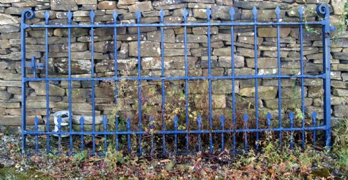A Fabulous Wrought Iron Victorian Single Gate