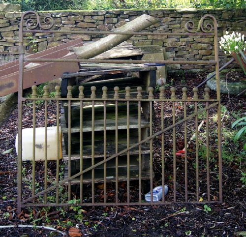 Victorian Large Wrought Iron Pedestrian Gate