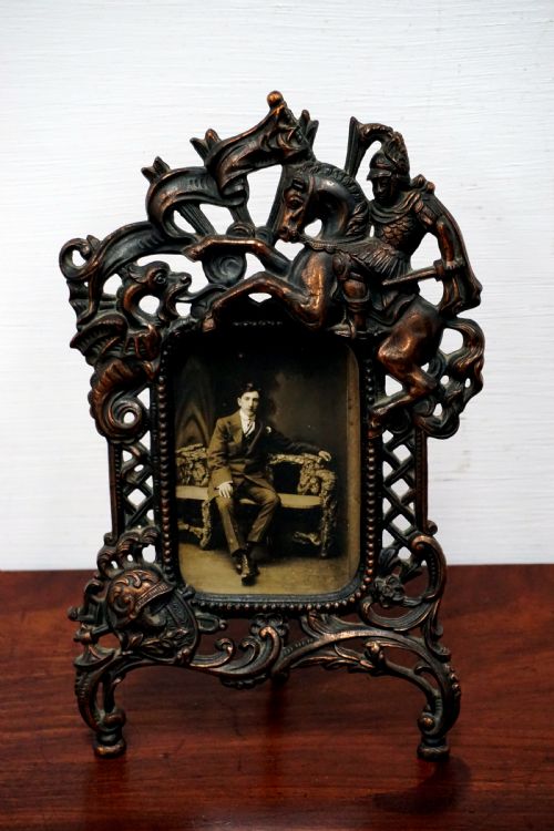 A Charming George and the Dragon Photo Frame