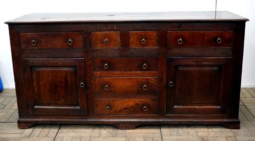 An Amazing Early 18th Century Oak Dresser Baser